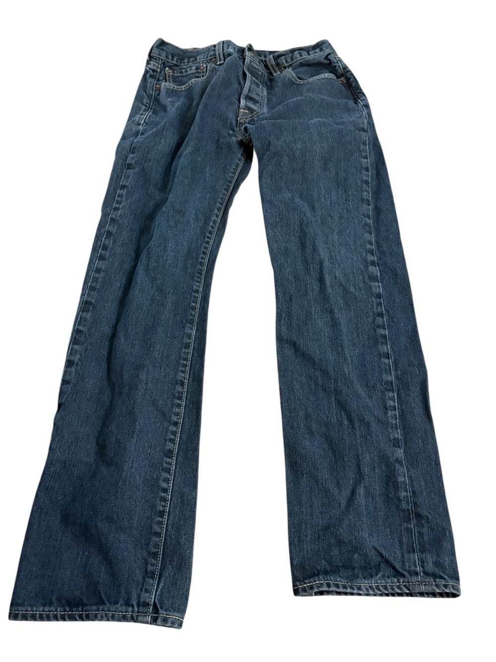 Men's Classic 501 Levi Straight-Leg Jeans in Dark Blue